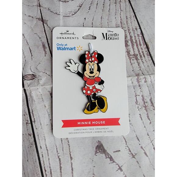 MINNIE MOUSE HALLMARK METAL CHRISTMAS TREE ORNAMENT New - Picture 2 of 4